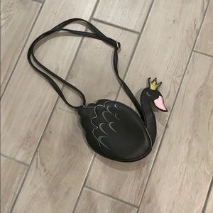 Cute black swan handbag
